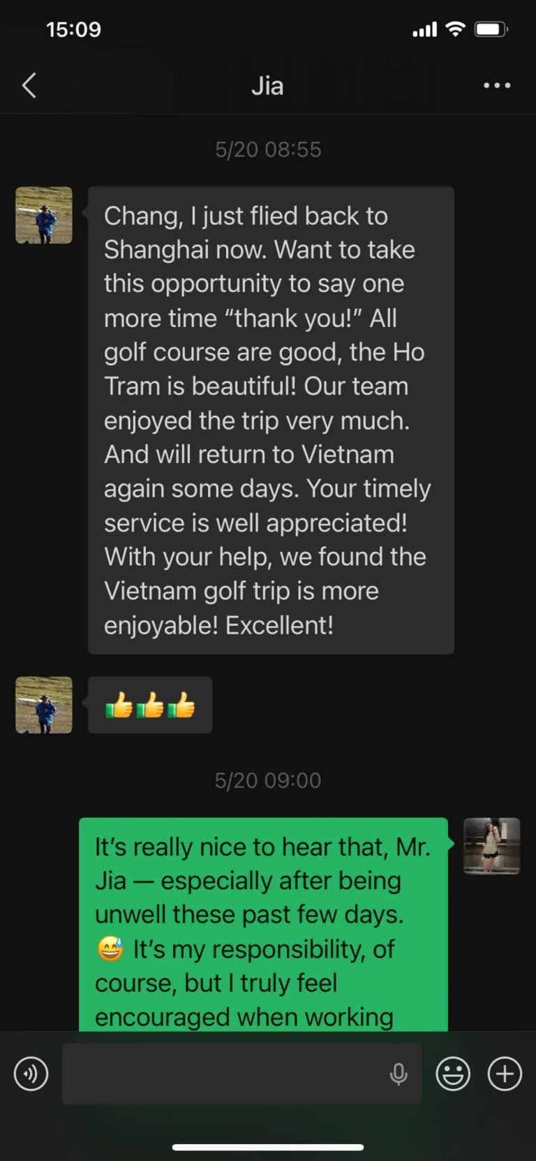 Review golf course